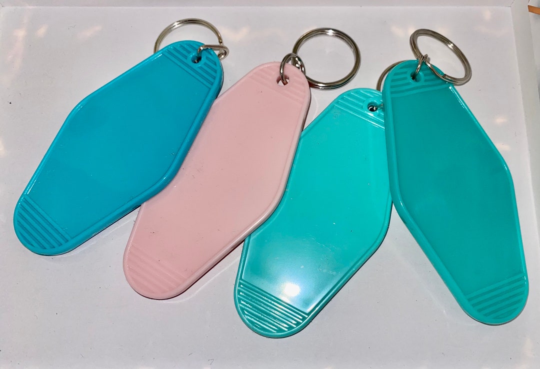 Motel Keychain Blanks Vintage Hotel Keychains Keychain Blanks DIY Motel