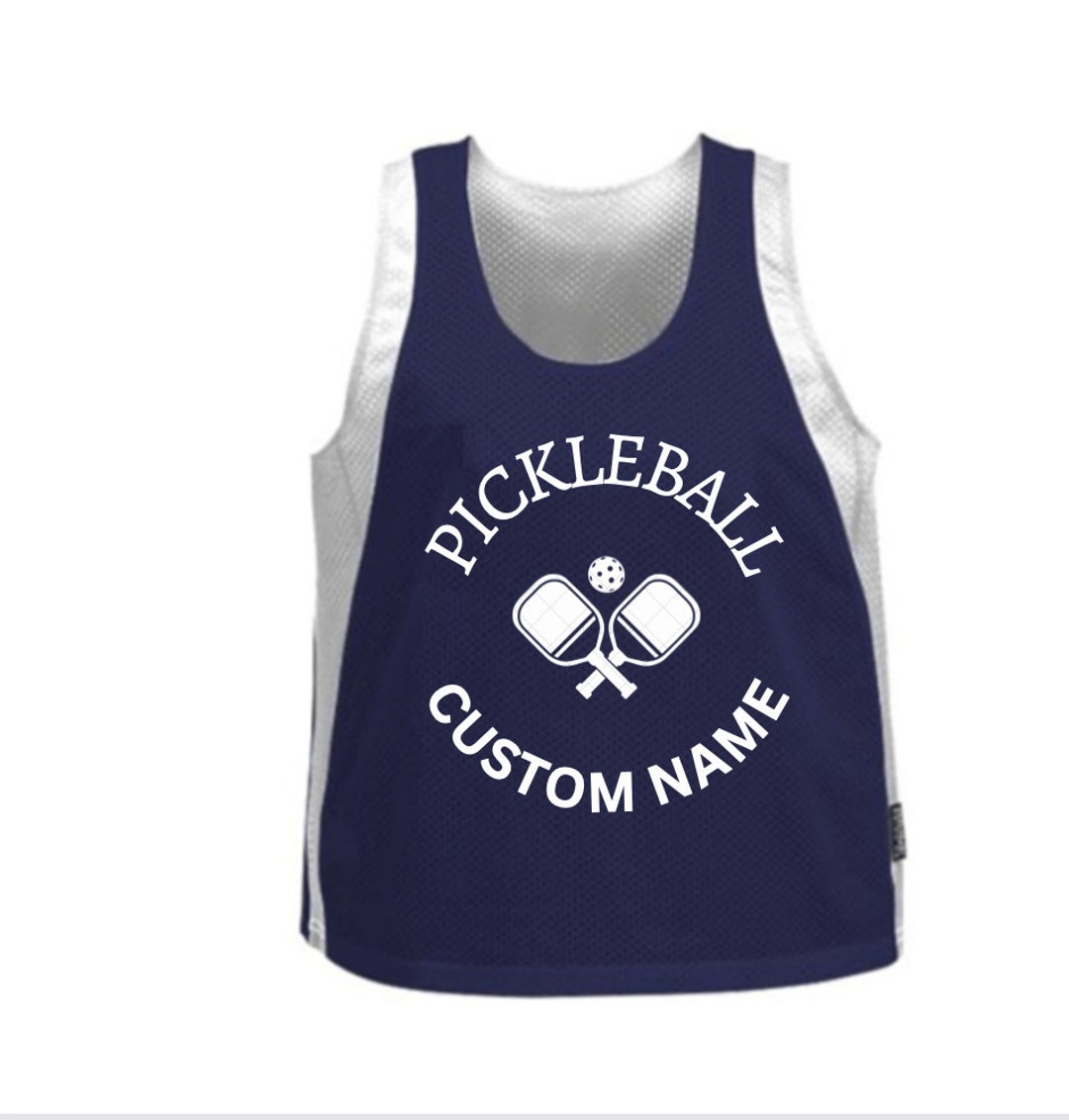 PICKLEBALL Custom Jerseys Reversible Personalized Pinnies Two Color
