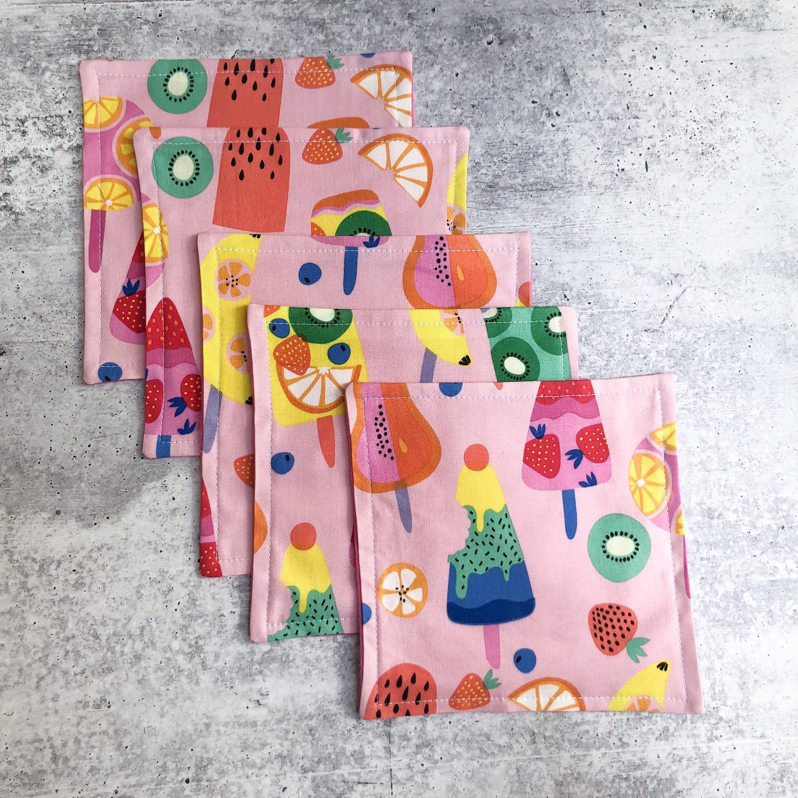 Lunch Box Napkins Kids Cloth Napkins Reusable Napkins Back Etsy