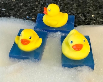 Rubber Duckie Soap  (Big size Rubber Duckies) ( Party Favors)