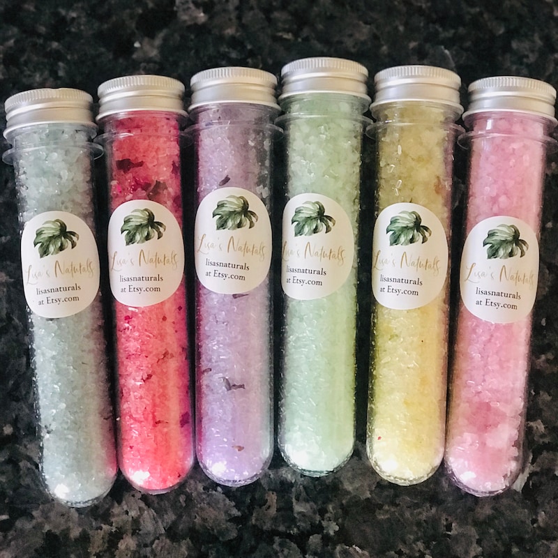 Bath Salts Tube - Etsy