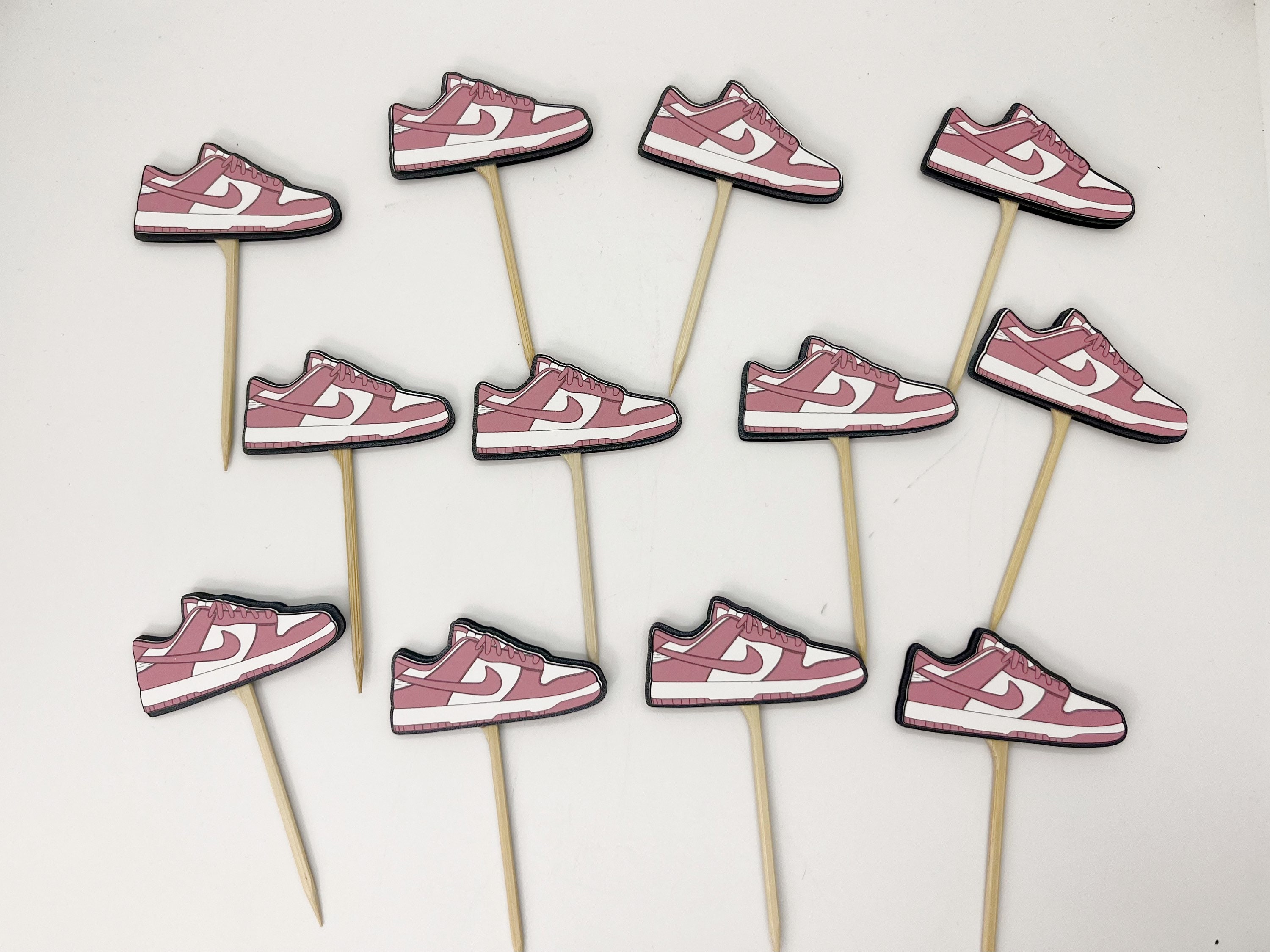 Shoe Cupcake Toppers Sneaker Ball Cupcake Toppers Sneaker - Etsy
