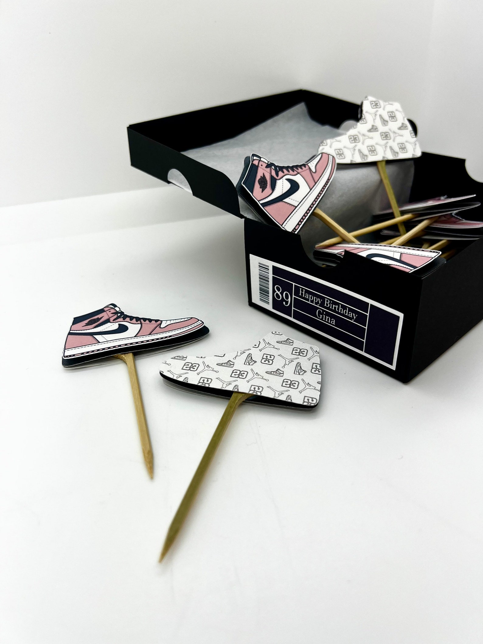 Shoe Cupcake Topper Shoe Cake Topper Sneaker Cupcakes - Etsy