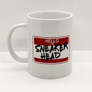 sneakerhead gift cup, coffee mug for shoe enthusiast, sneakerhead coffee mug, birthday gift, shoe gift, sneaker collector, shoe collector