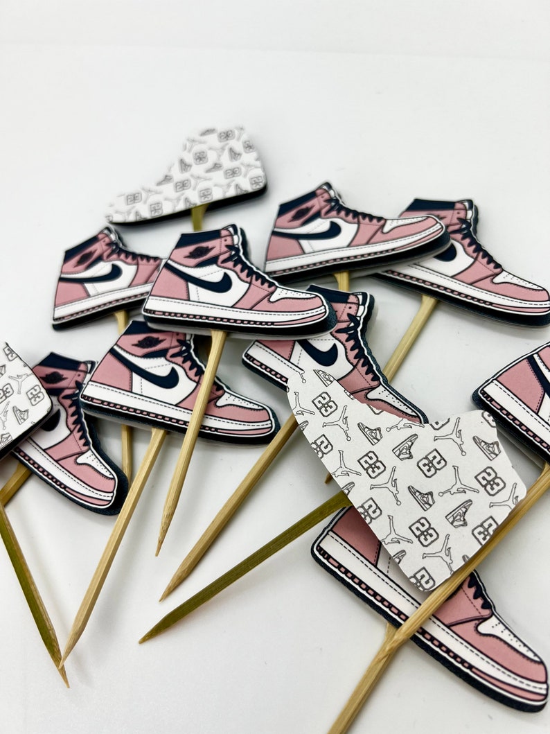 Shoe Cupcake Topper Shoe Cake Topper Sneaker Cupcakes - Etsy