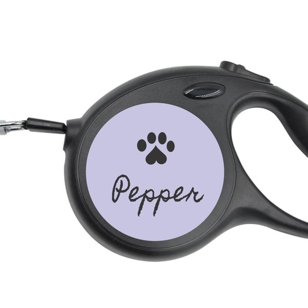 Custom Retractable Dog/Pet Leash - Add Your Pet's Name