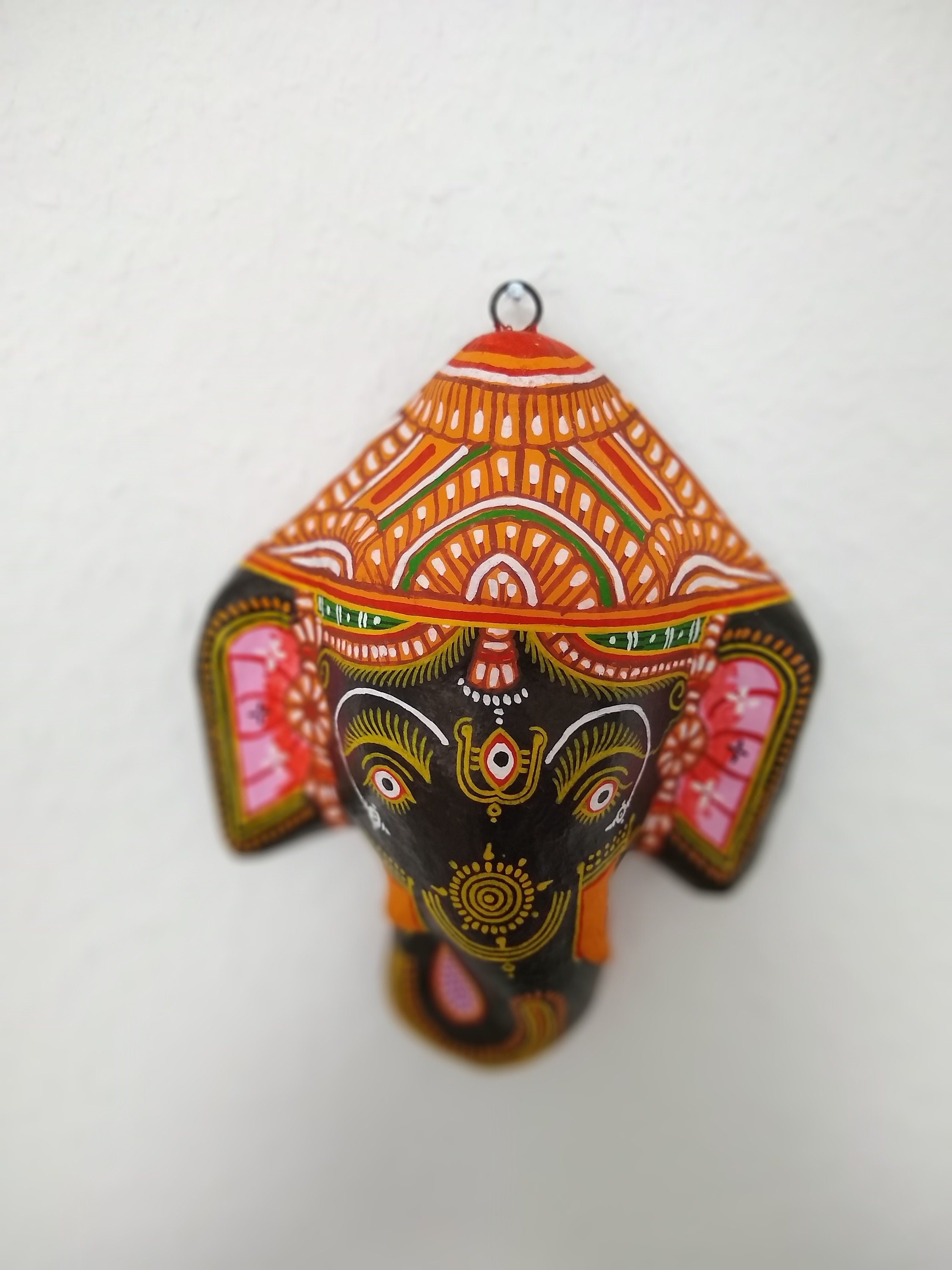 Wall hanging Mask Paper mache Mask Handmade Mask Odisha Etsy