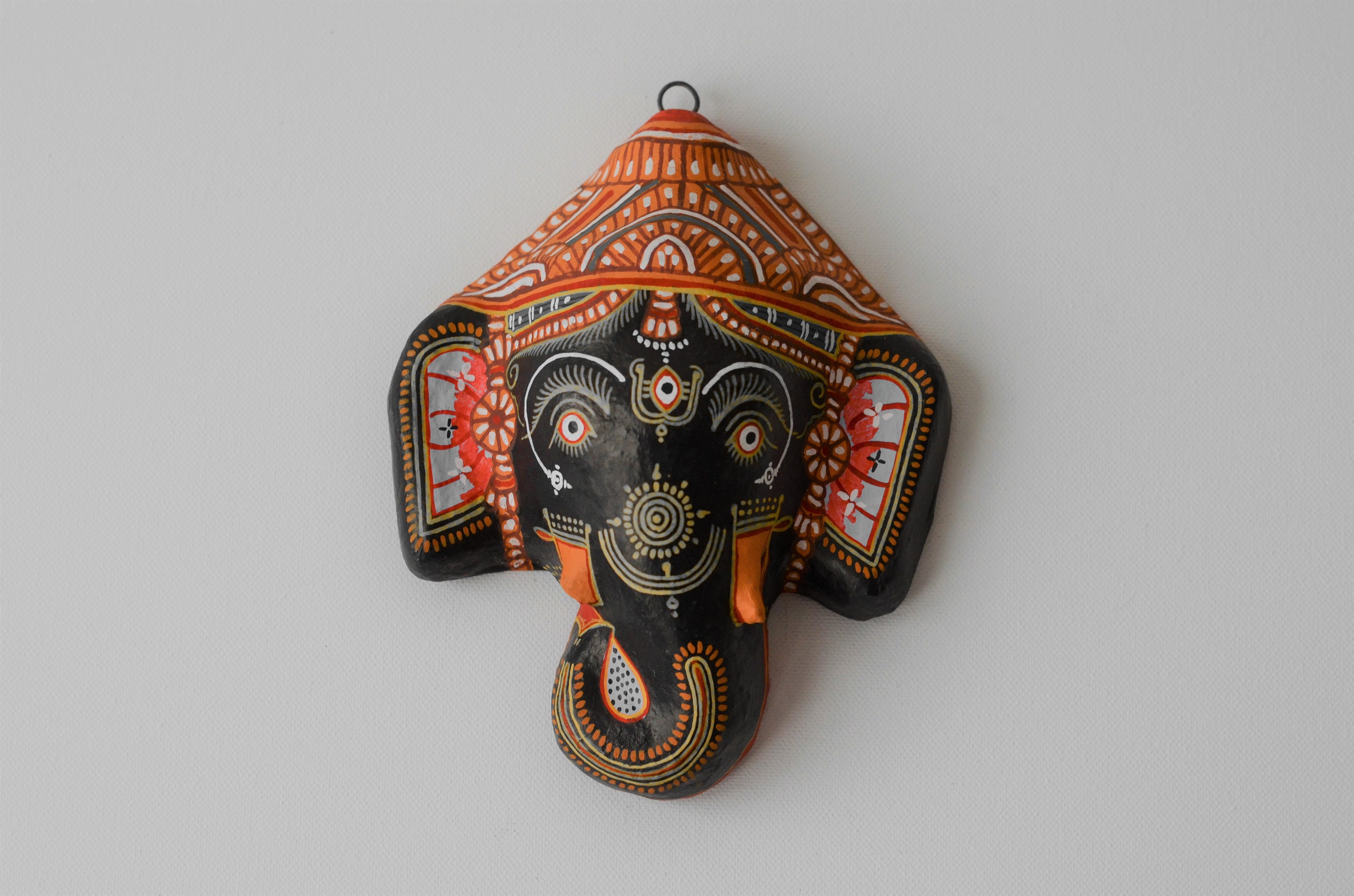 Wall hanging Mask Paper mache Mask Handmade Mask Odisha Etsy