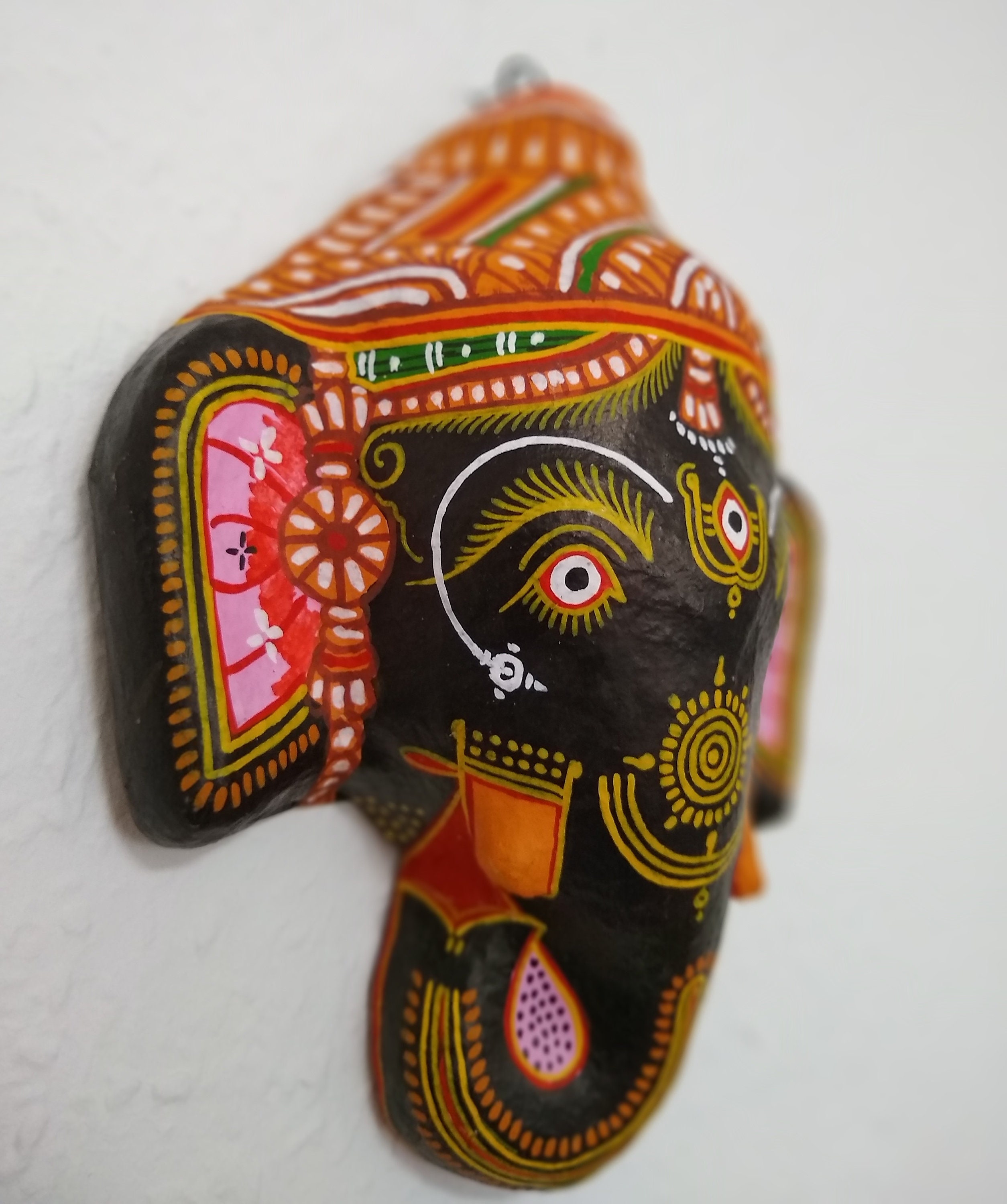Wall hanging Mask Paper mache Mask Handmade Mask Odisha Etsy