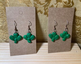 Polymer Clay Clover Earring