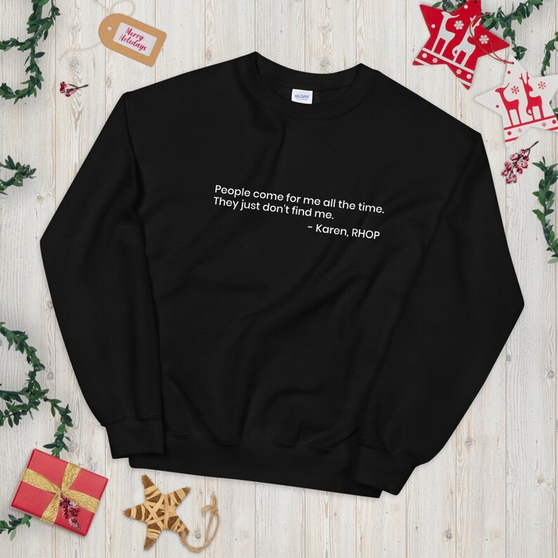 Bravo TV RHOP Karen Huger Gizelle Bryant Bravo Sweatshirt Bravoholic Bravo Fan Gift Reality TV Sweatshirt Real Housewives of Potomac image 1