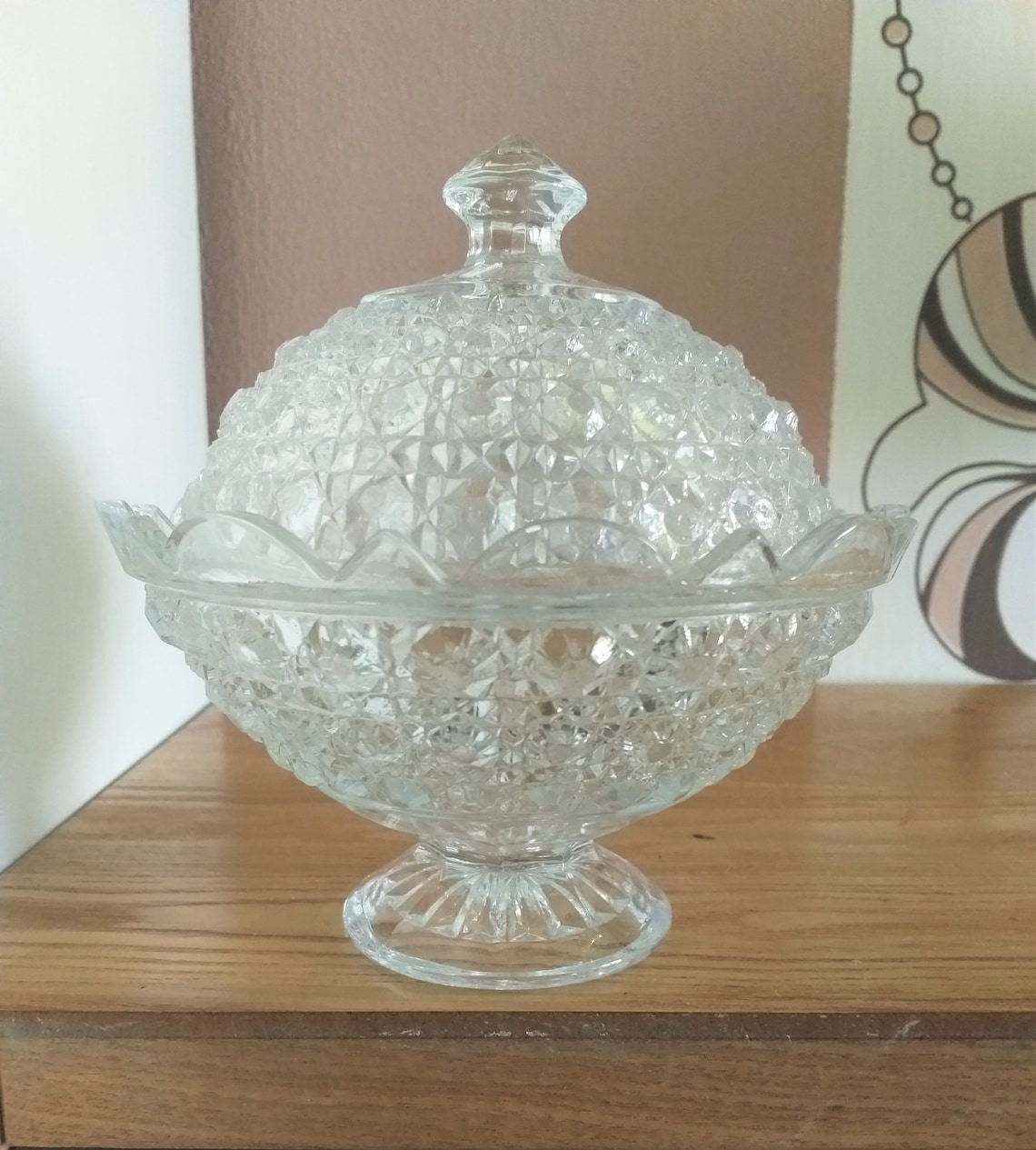 Vintage Crystal Glass Candy Or Sugar Bowl With Lid USSR Etsy Il 1140xN.3125105529 Cwxx