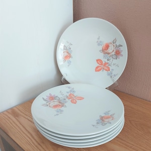 Vintage CZECH BOHEMIA Inglazed Porcelain Serving SET 18, Czechoslovakia, 1980s