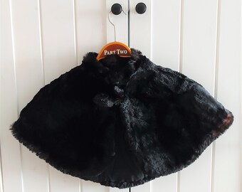 Vintage A/B Fr.Johansson FUR CAPE, Vintage Hand Made STOLE, Suecia