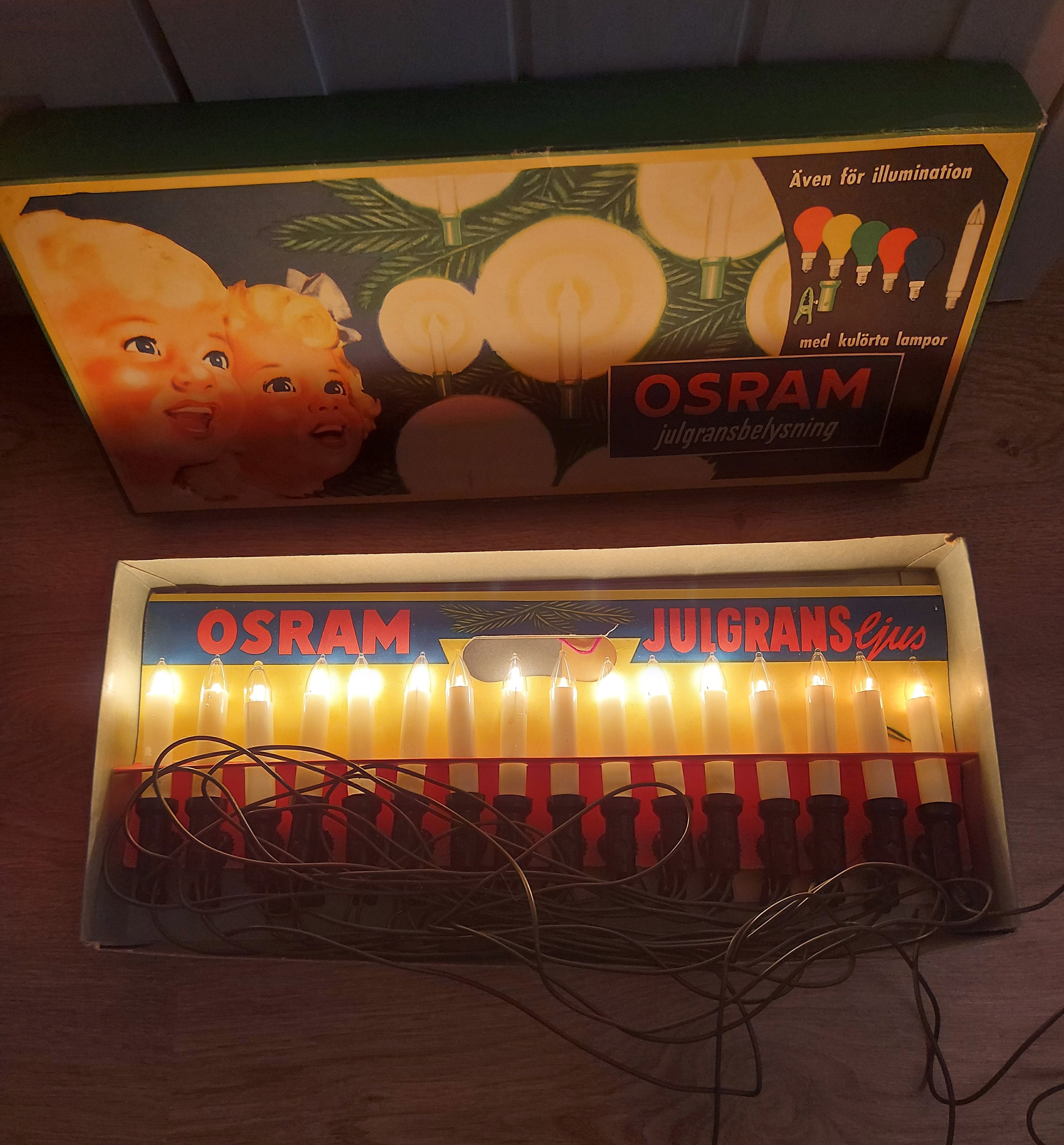 Vintage CHRISTMAS Tree Candle Lights OSRAM Germany 1950s Etsy