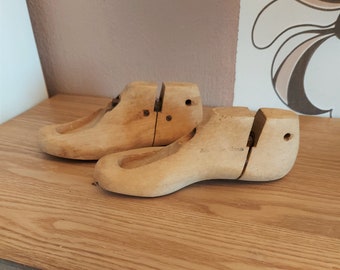 Vintage Holzschuhformer SET 2, Holzschuhformer