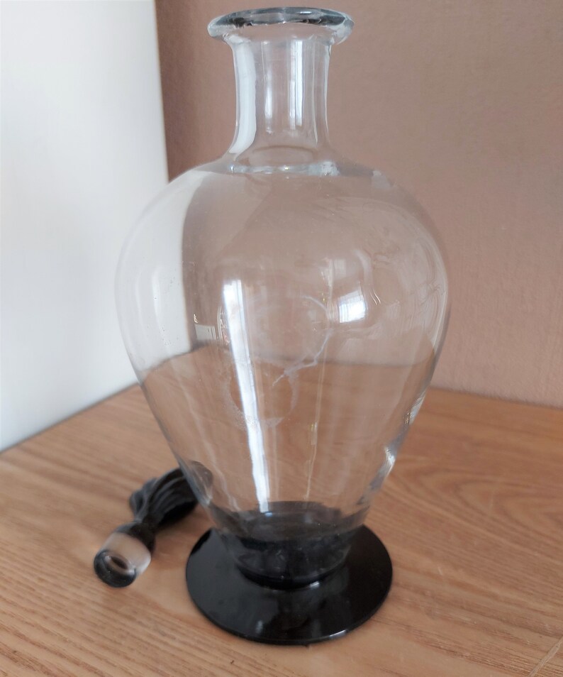 Black Glass Decanter - Large main image 0