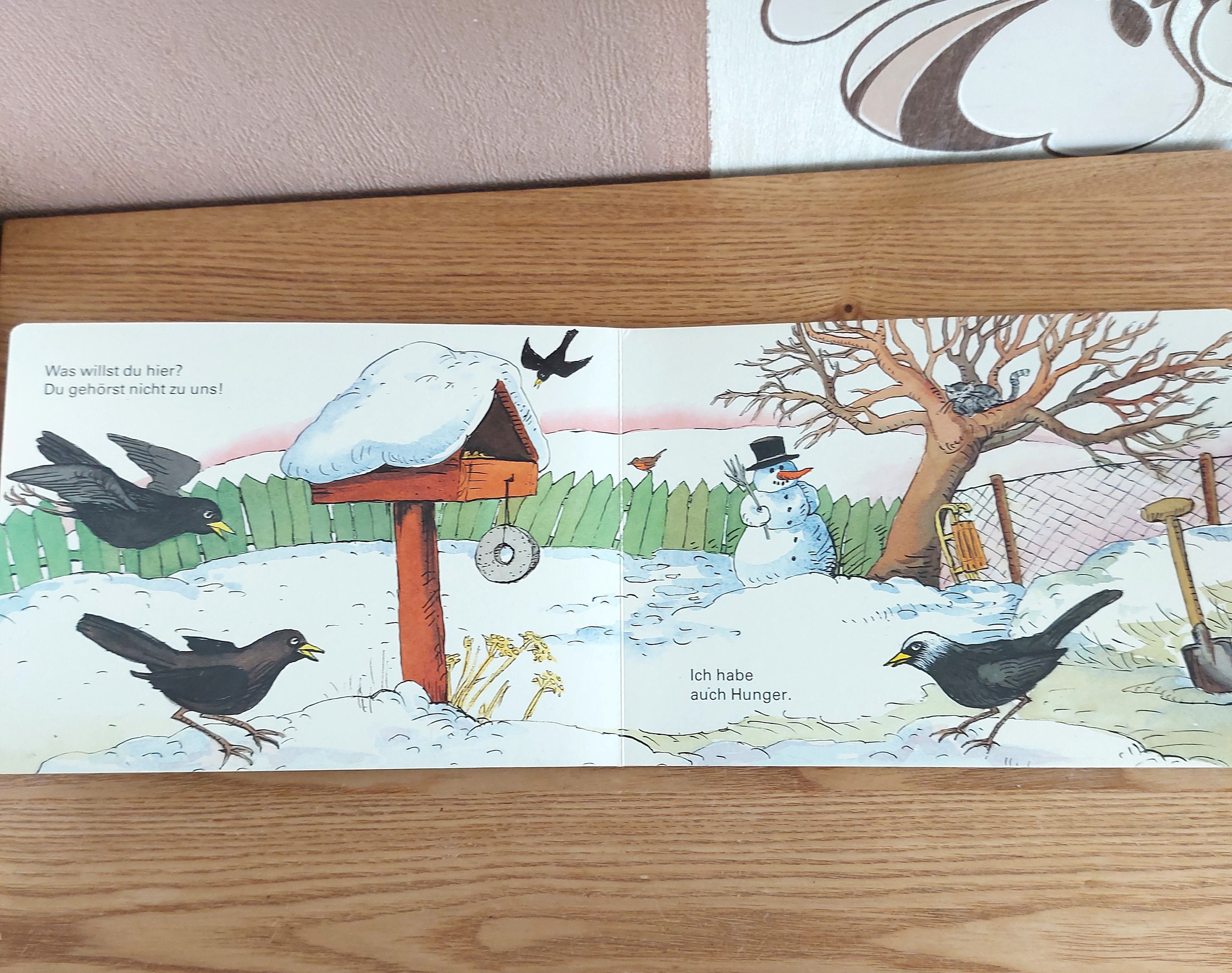 ヴィンテージドイツの本、鳥に関する絵本 SET 3、ドイツ、1980 年代