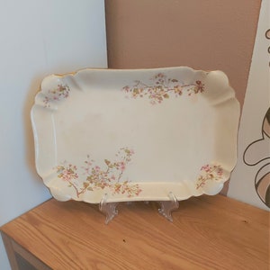 Plat vintage « Hagtorn » en porcelaine GUSTAVSBERG, Suède, années 1920