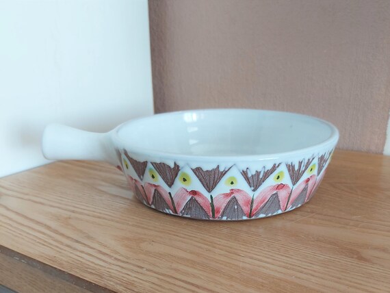 Padella in ceramica LAHOLM vintage, casseruola in ceramica svedese, Svezia,  anni '60 -  Italia