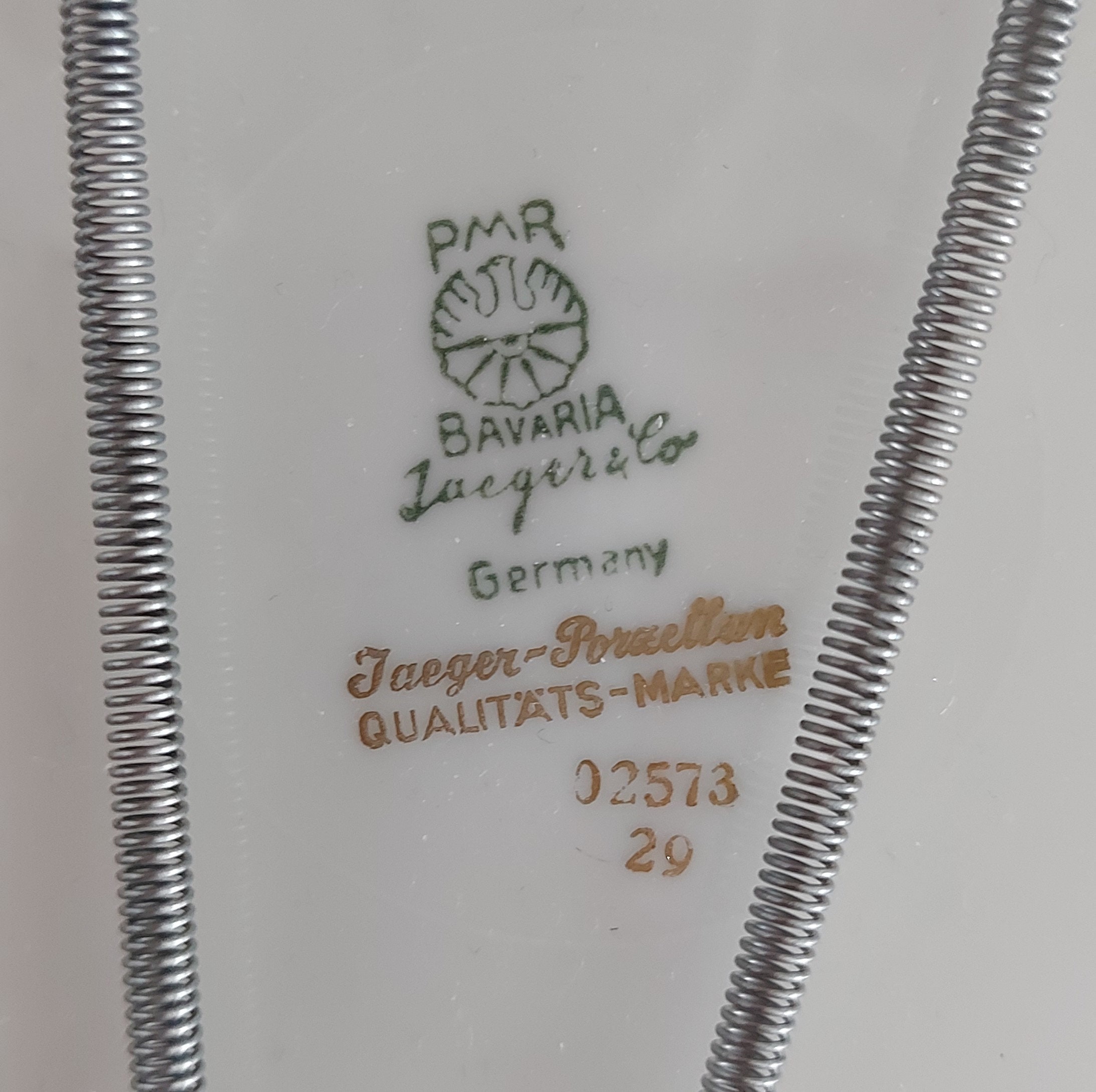 Pmr Bavaria Jaeger & Co Porzellan Wert Vintage PMR Bavaria Jaeger & Co Porcelain Large Plate - Etsy