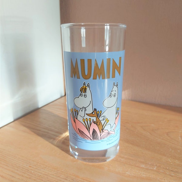 Vintage Scandinavian MUMIN Water/Juice Glass, Finland, 1990s