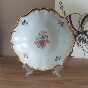 GERMANY JLMENAU Graf Von Henneberg floral Dish,1940s