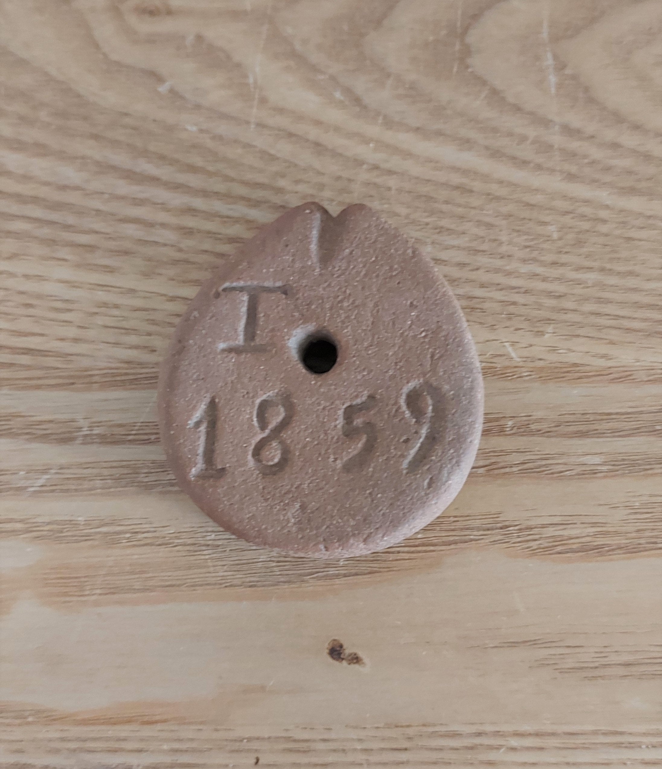 antique fishing net weights Antique Stone FISHING NET WEIGHT, 1800s