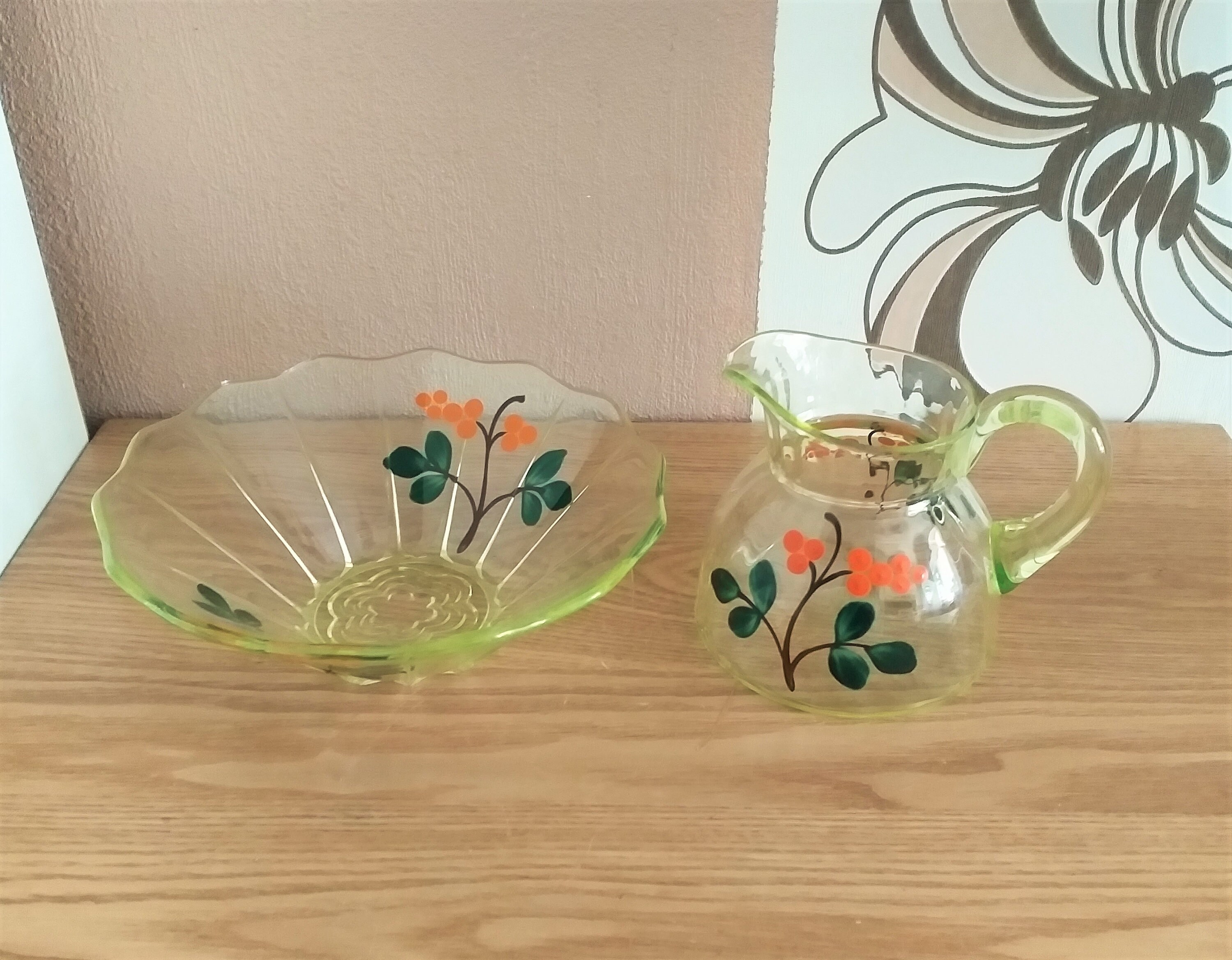 ヴィンテージ JOHANSFORS GLASBRUK スウェーデン製アートガラス ハンド
