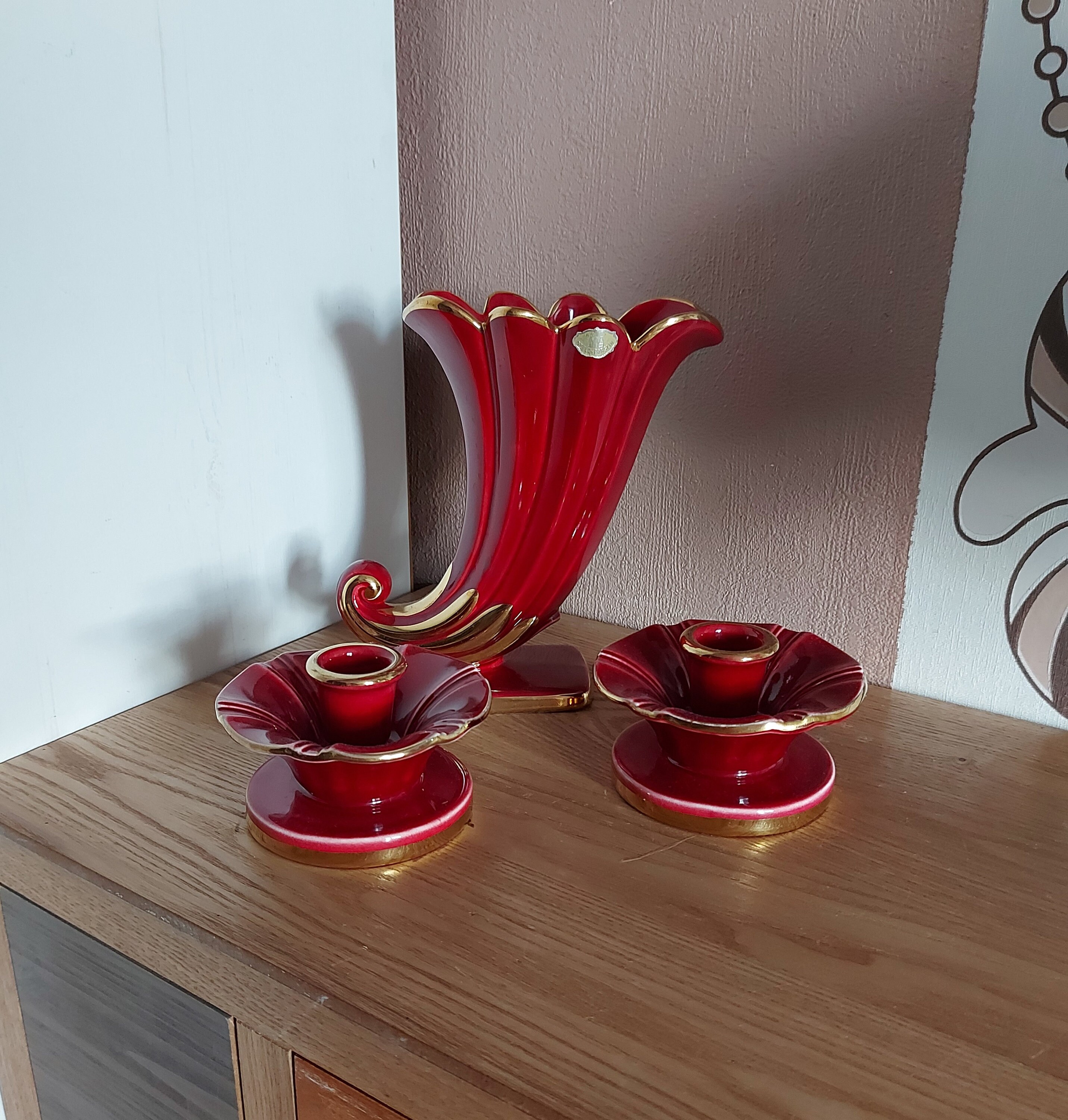 Gefle/Upsala Ekeby＊Tulip＊Pottery art・*