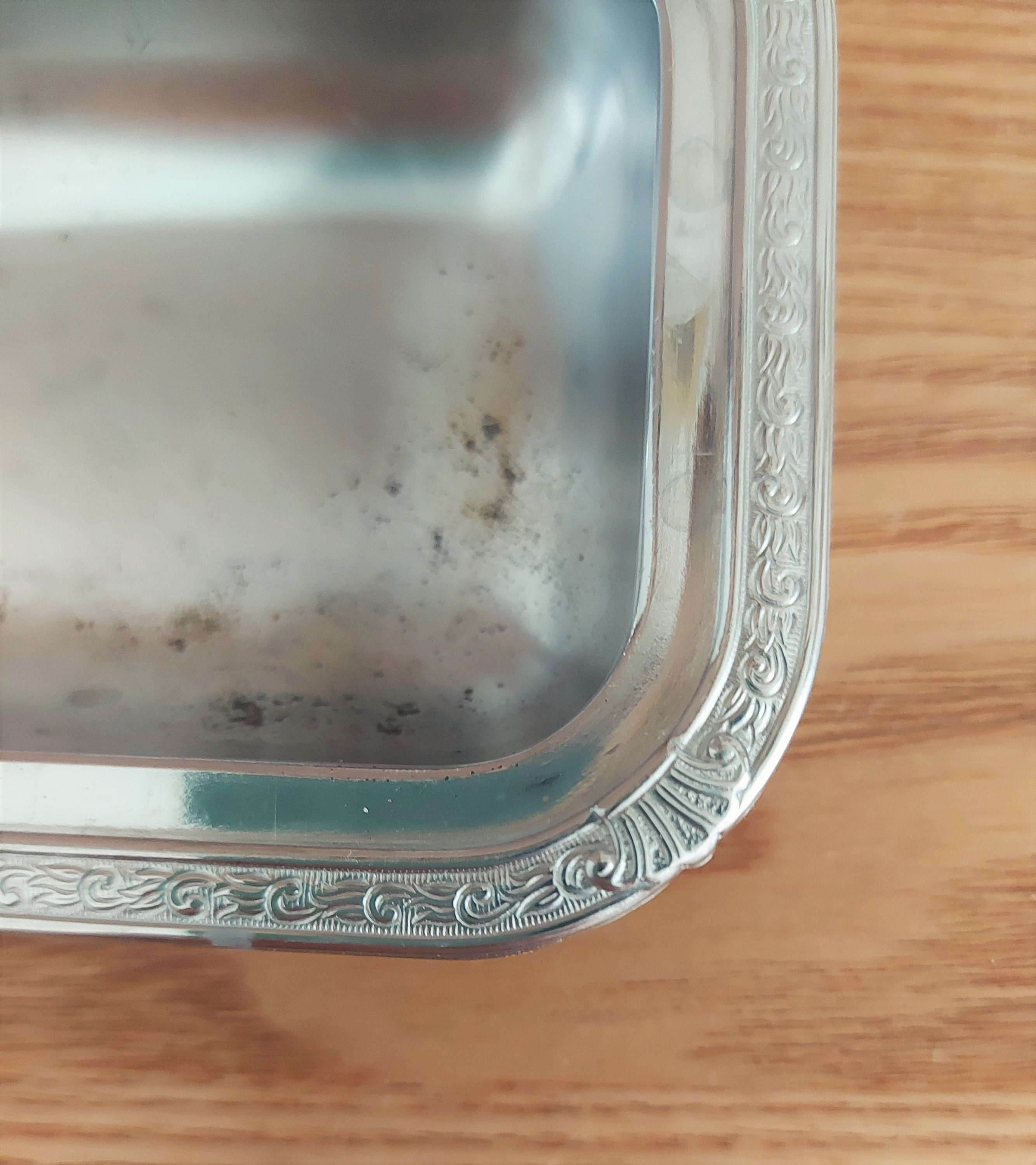 Vintage Small Nickel Chrome ButterDish with Removable Lid by Etsy