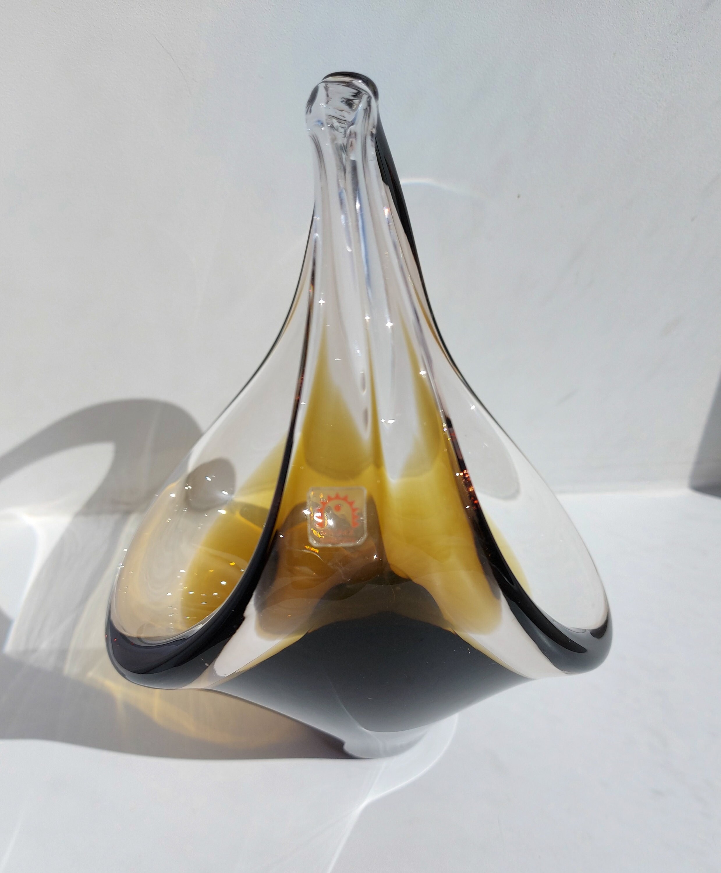 HYLLINGE によるヴィンテージ スウェーデン アート ガラス ボウル