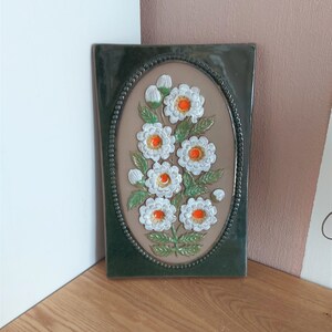 Vintage JIE GANTOFTA Ceramic Wall Plaque , design by Aimo Nietosvuori, Sweden, 1970s