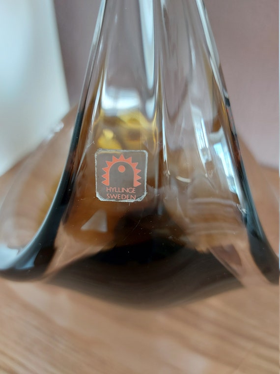 HYLLINGE によるヴィンテージ スウェーデン アート ガラス ボウル