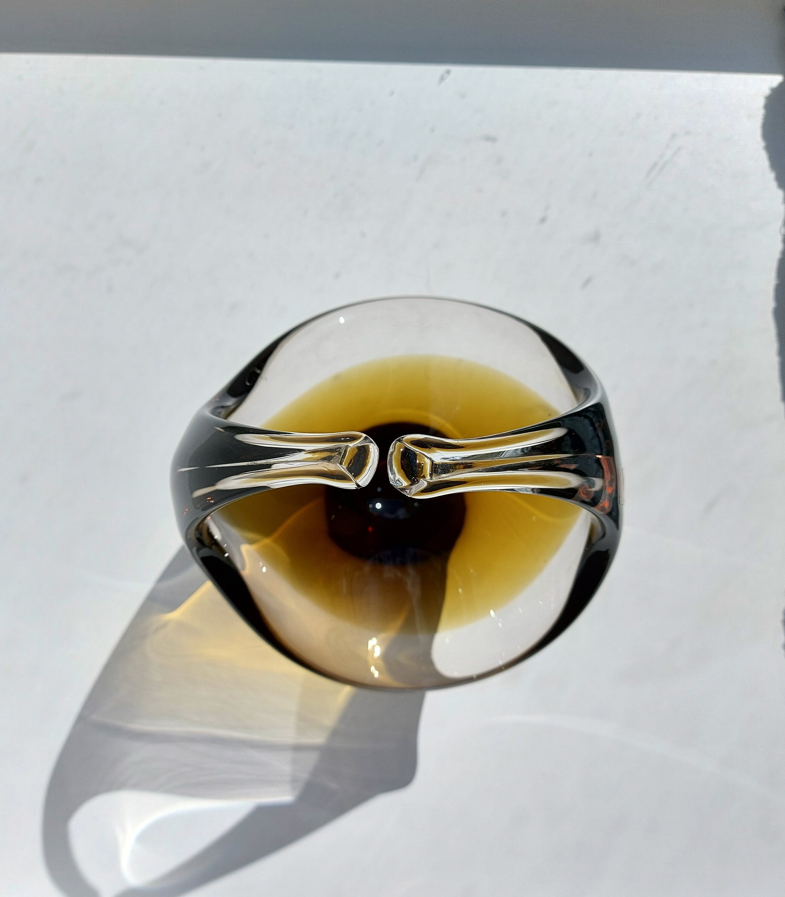 HYLLINGE によるヴィンテージ スウェーデン アート ガラス ボウル