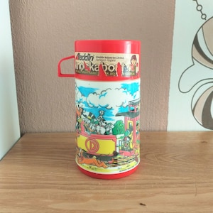 Vintage ALADDIN Disney Express THERMOS, Inghilterra, anni &#39;70