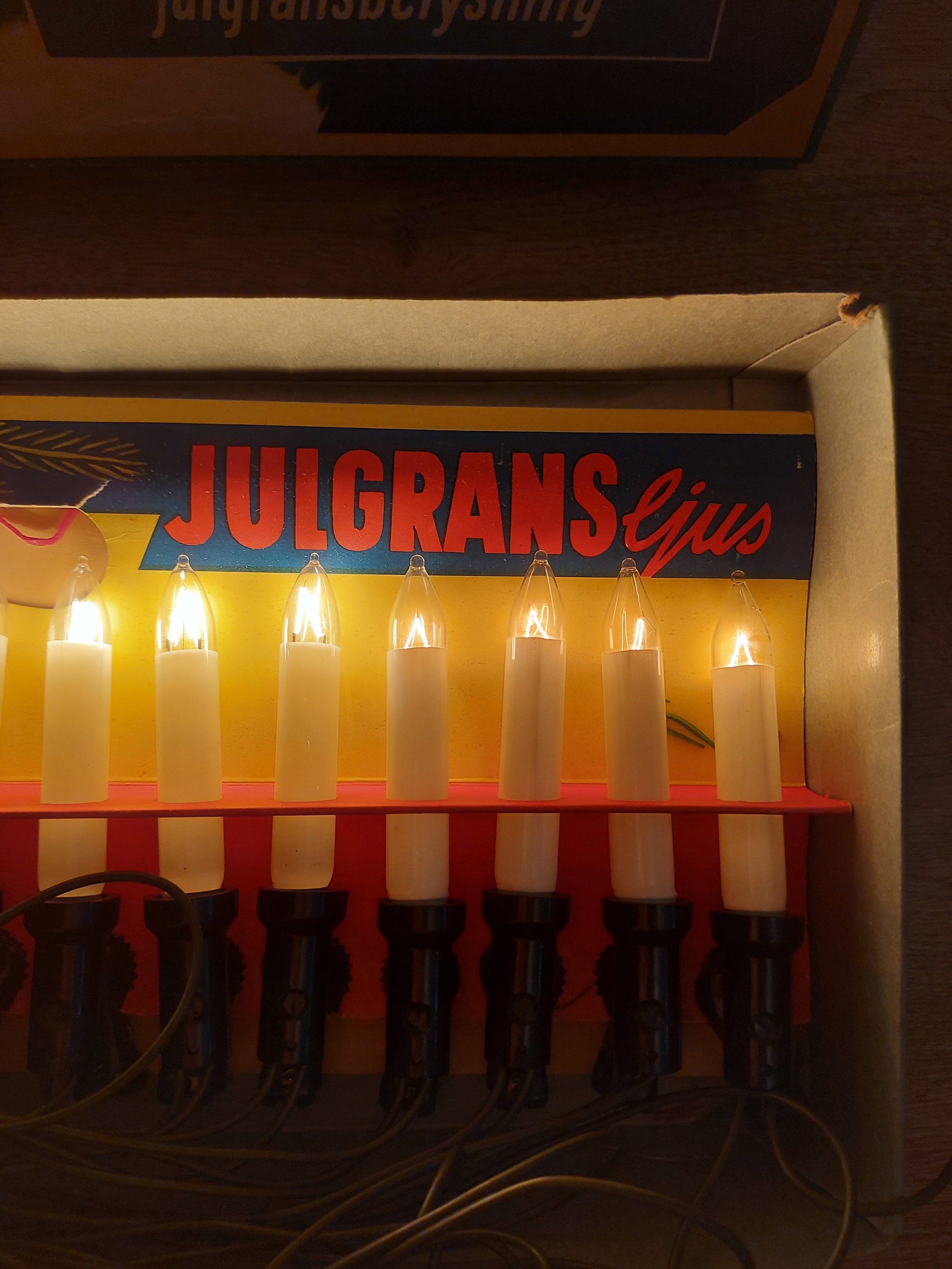 Vintage CHRISTMAS Tree Candle Lights OSRAM Germany 1950s Etsy