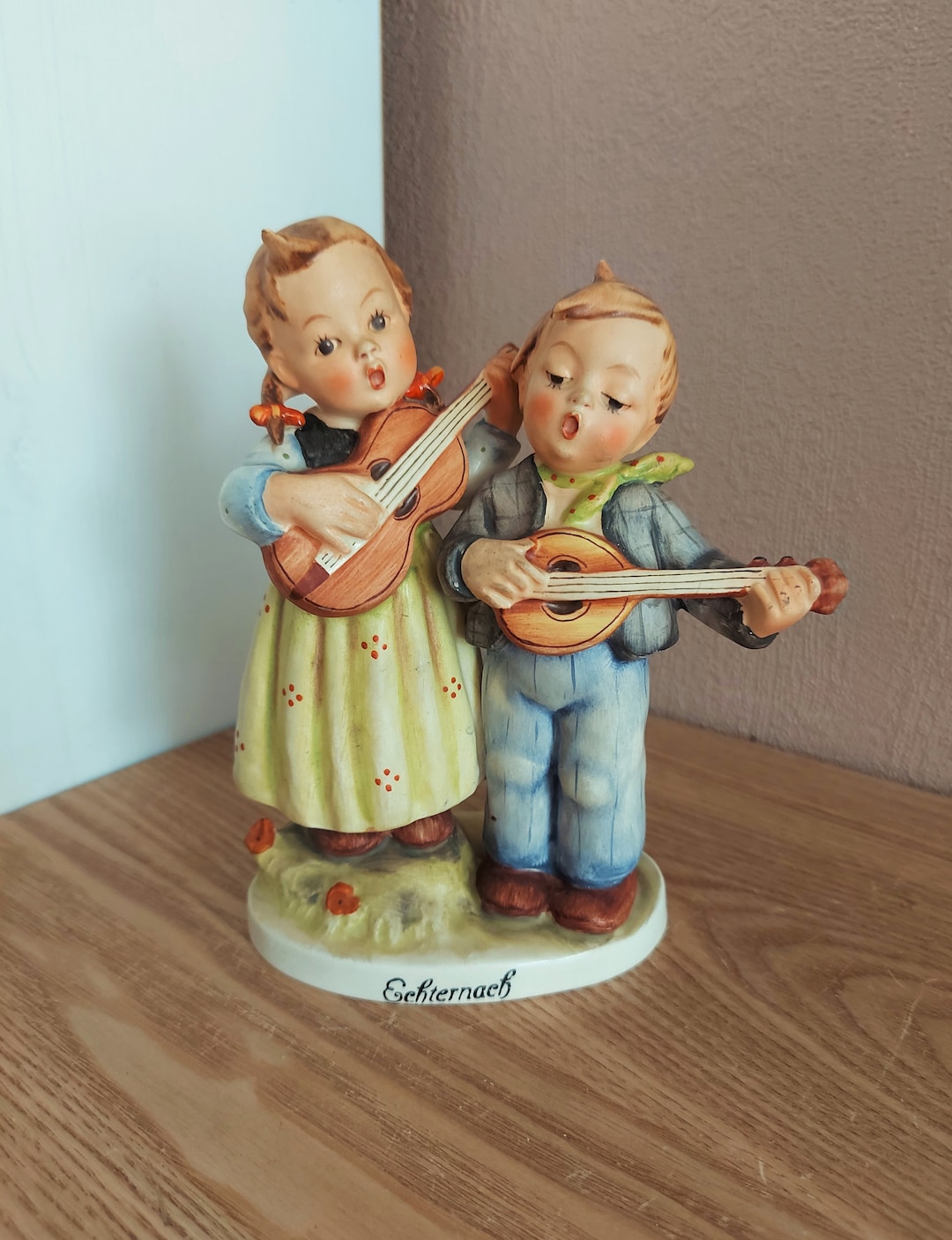 Vintage GOEBEL HUMMEL Porcelain Little Musicians Figurines, Germany