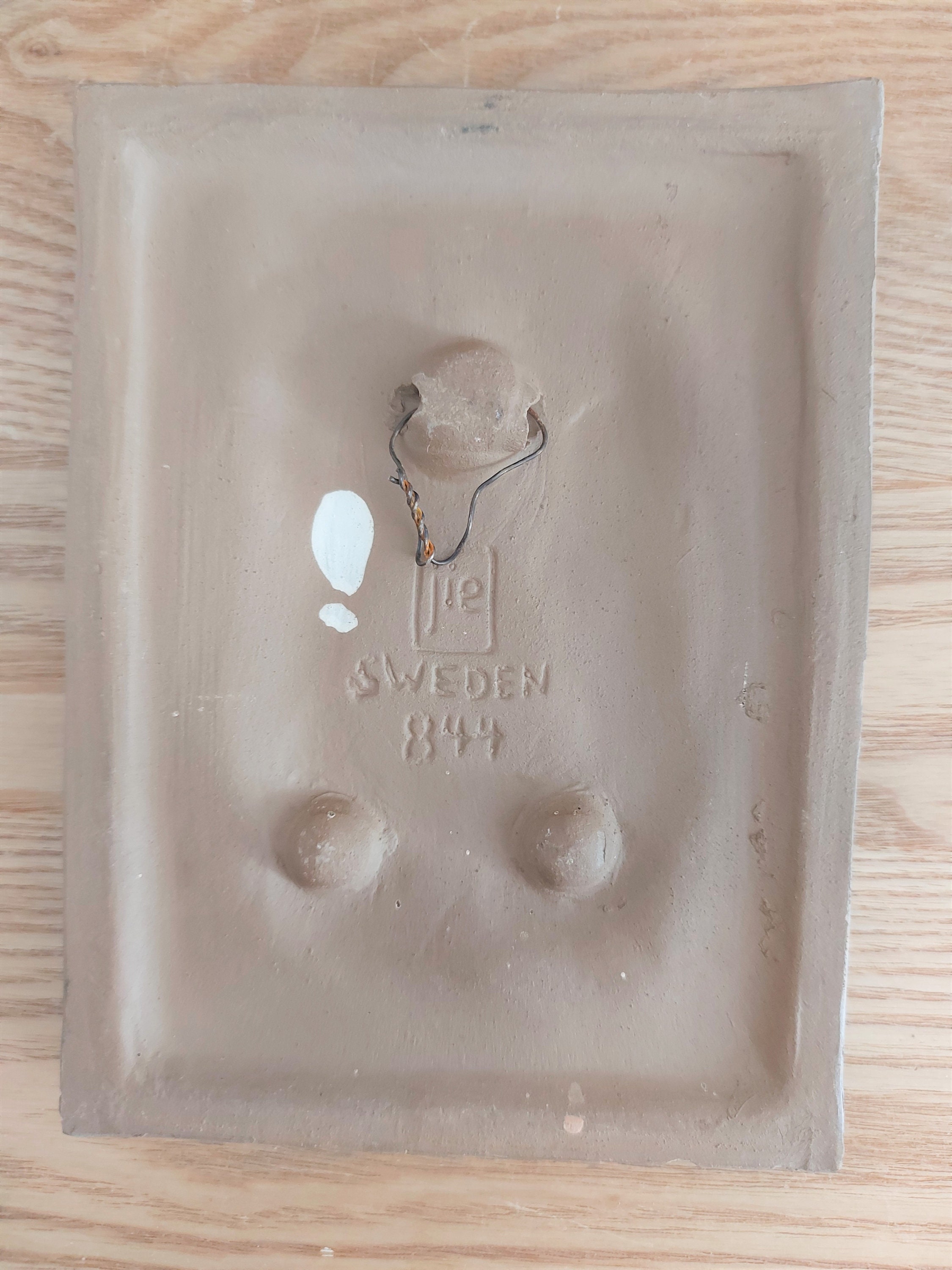 ヴィンテージ JIE GANTOFTA 小型セラミック壁飾り SET 2、スウェーデン