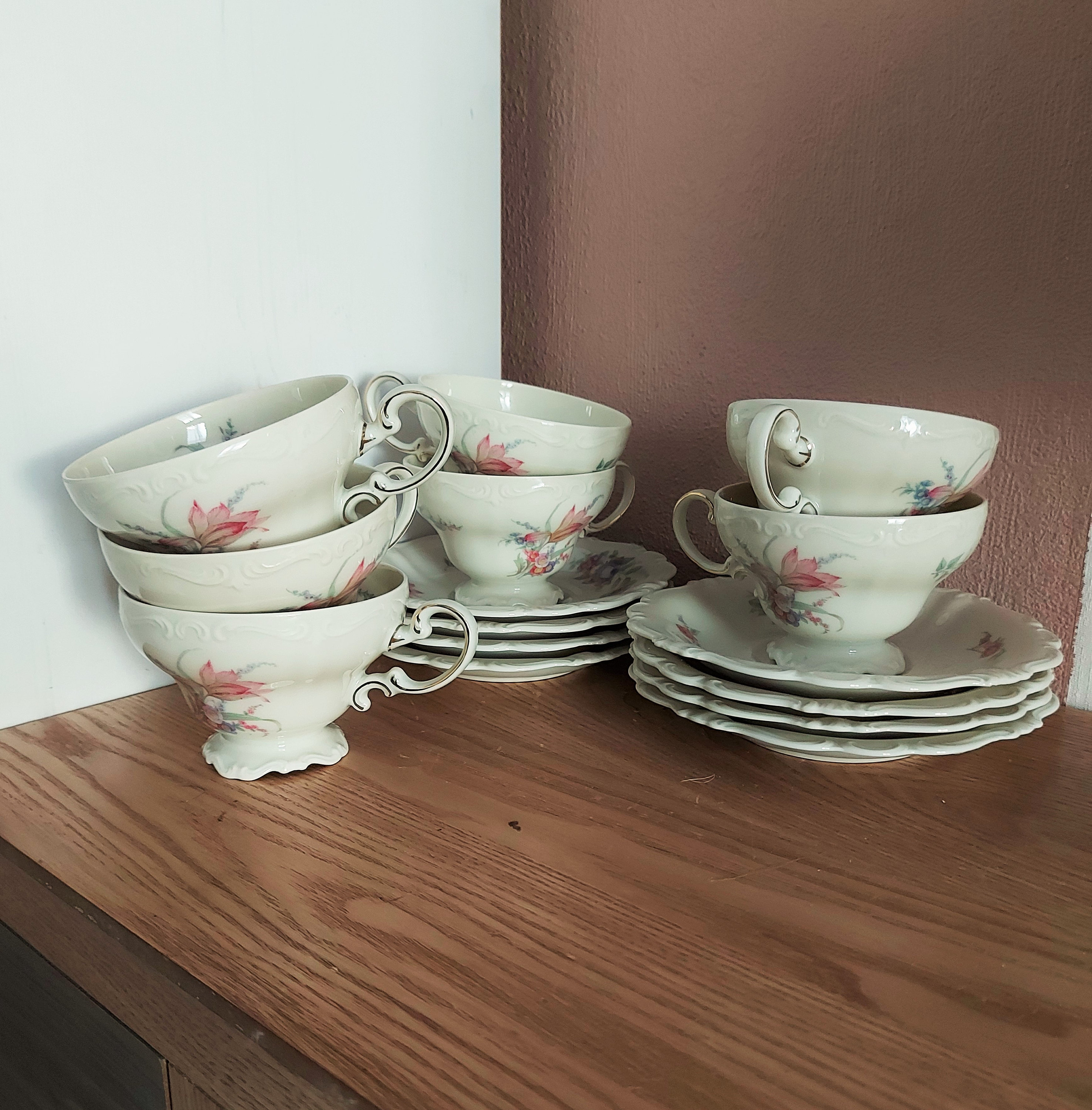 Vintage ROSENTHAL Selb-germany POMPADOUR Porcelain Tea Set 15, Germany,  1930s - Etsy