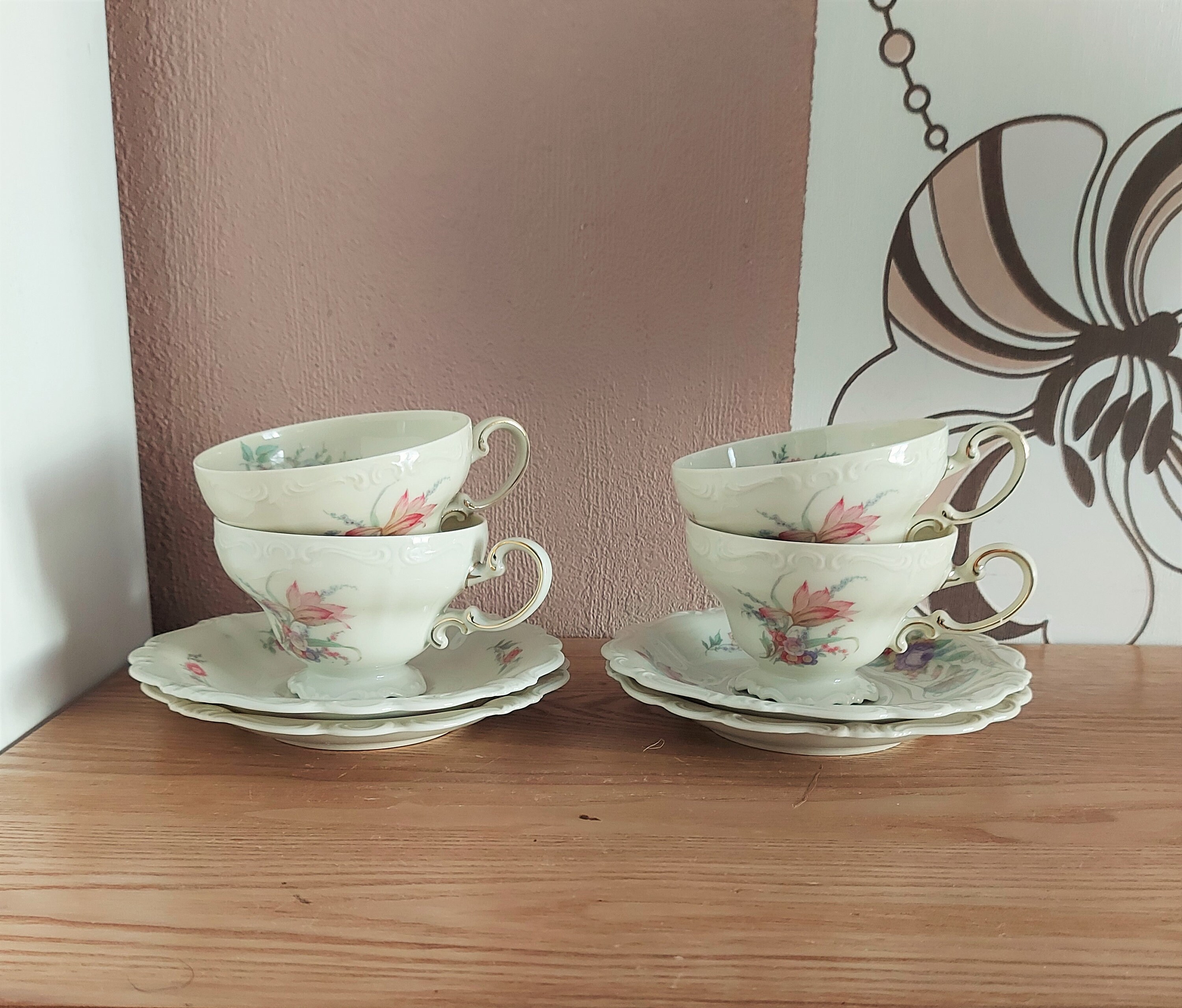 Vintage ROSENTHAL Selb-germany POMPADOUR Porcelain Tea Set 15, Germany,  1930s - Etsy