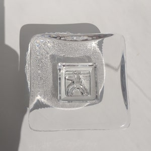 BERTIL VALLIEN for Kosta Boda Mini Sculpture Man, Paperweight, Konstglas, Sweden, 1990s