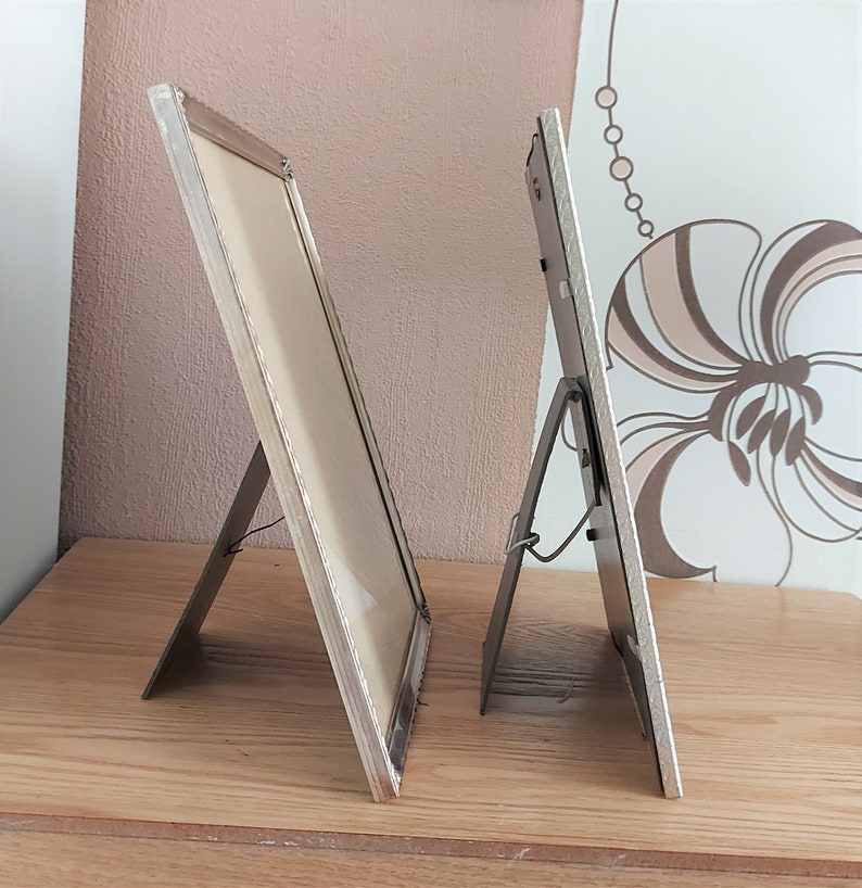 Vintage Scandinavian TOMA Metal Photo Frames SET 2 Denmark - Etsy