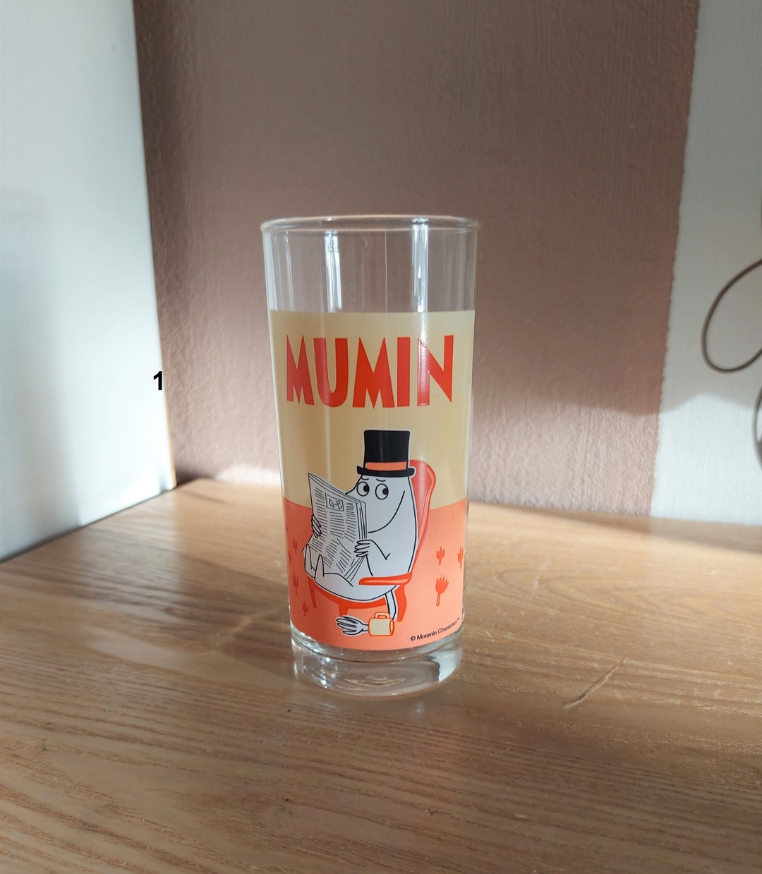 Mumin R Package Vintage Scandinavian MUMIN Water/juice Glass, Finland, 1990s - Etsy