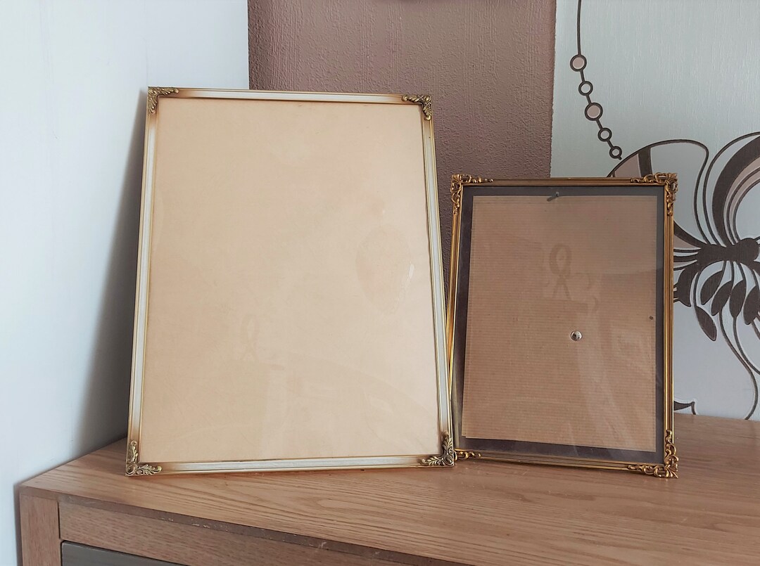 Vintage Scandinavian Metal Photo Frames SET 2, 1960s - Etsy