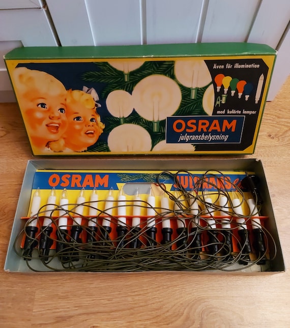 Vintage 1950s-60s Osram Light Bulb Germany Electronic Collect