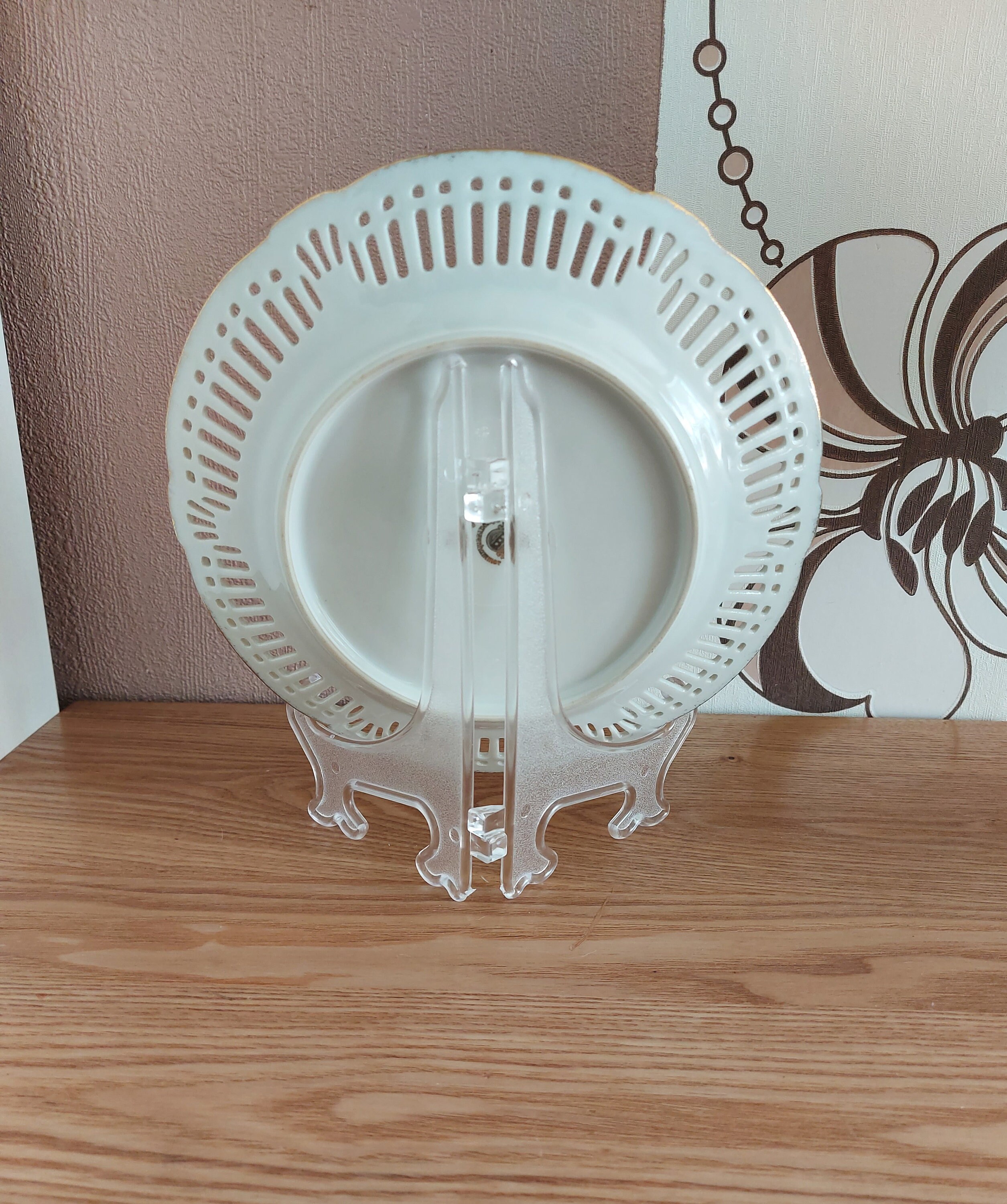 ビンテージ　ドレスデン　オープンワーク　プレート ビンテージ ドレスデン オープンワーク プレート