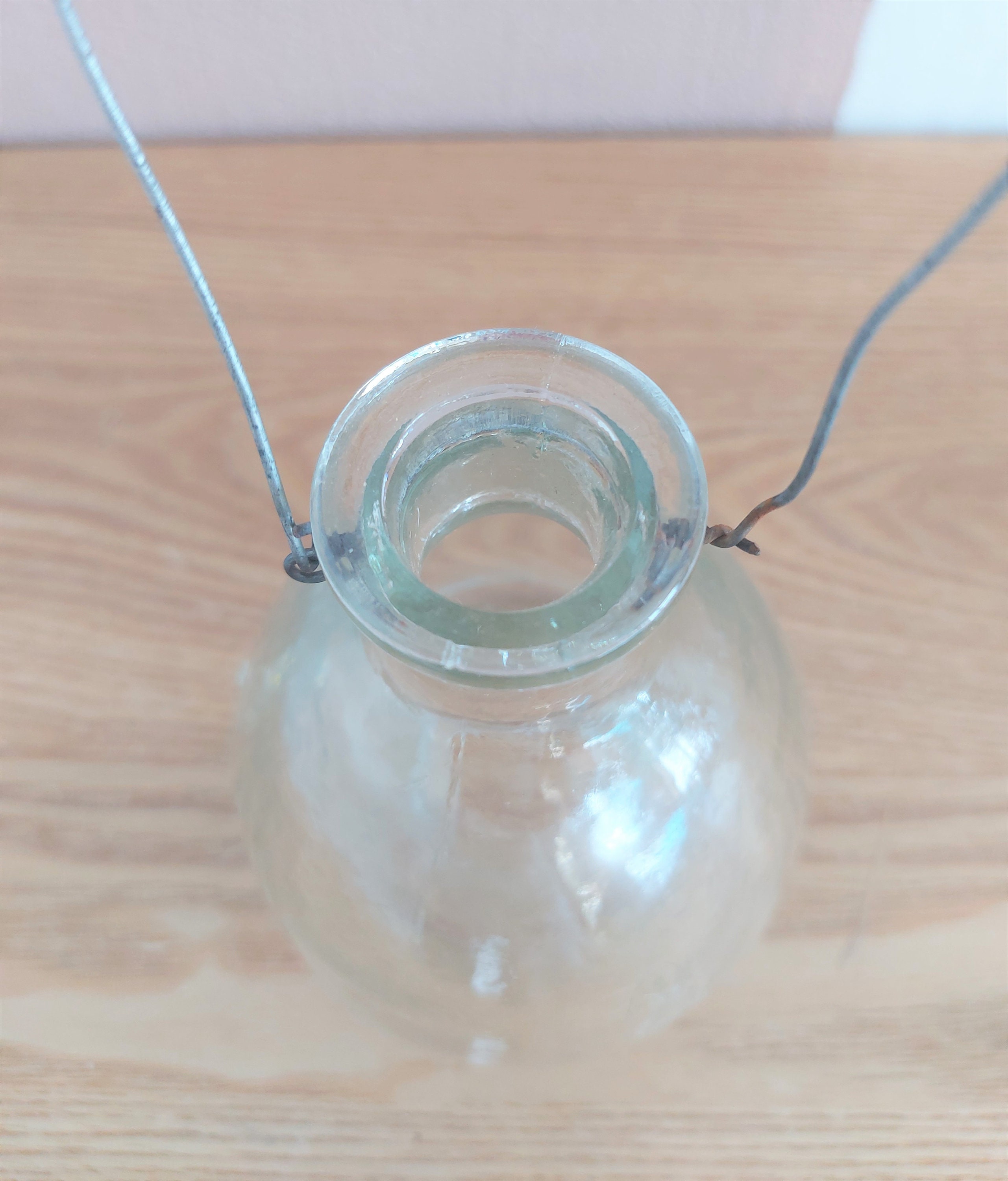 Vintage Glass Hand Blown FLY TRAP Bottle Fly/wasp Catcher Etsy