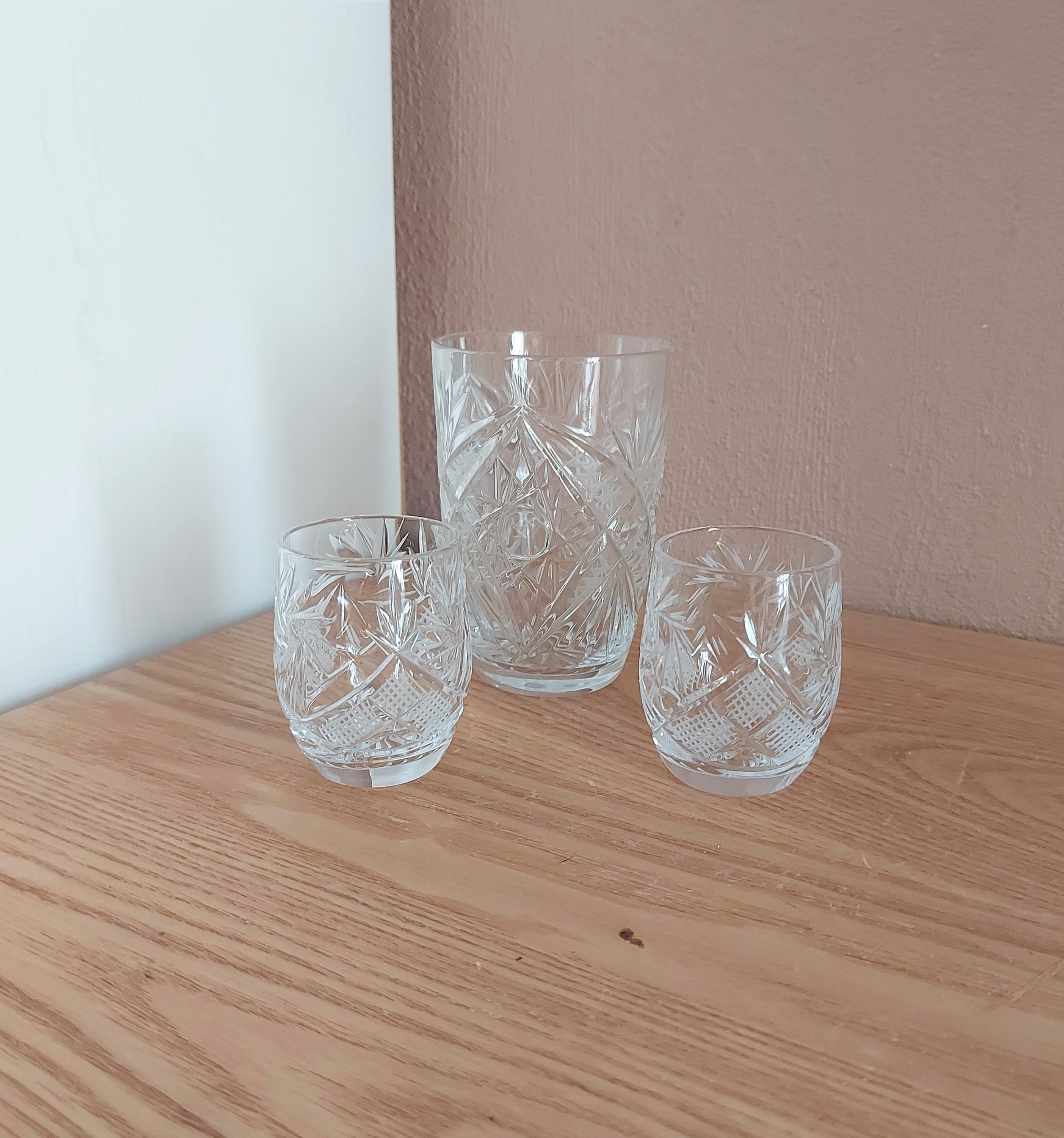 Russian crystal glass - Etsy 日本