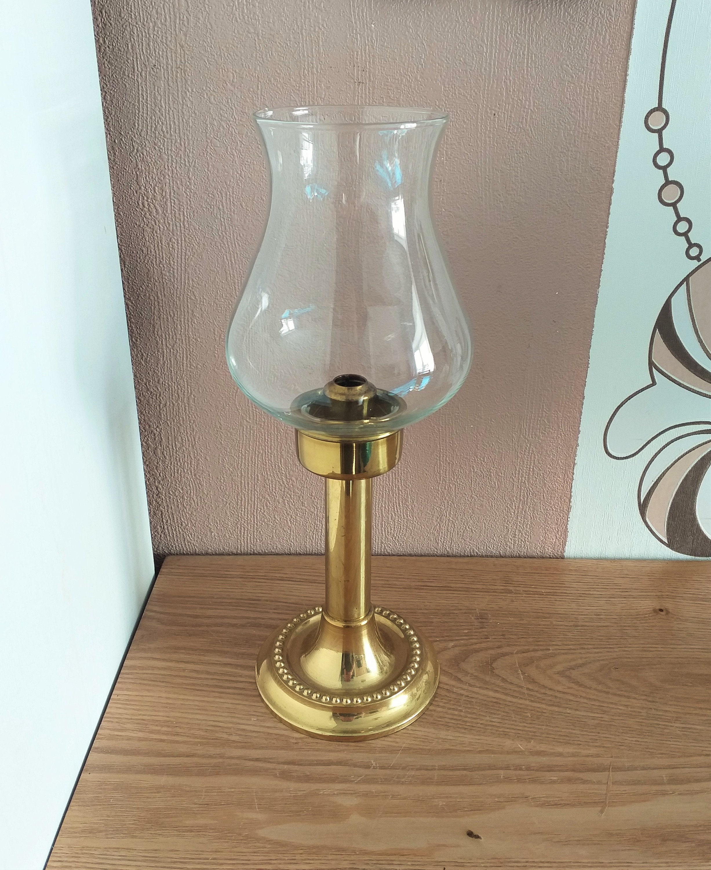 Home Décor Candles & Holders Taper Candle Holders Clear Glass Chimney